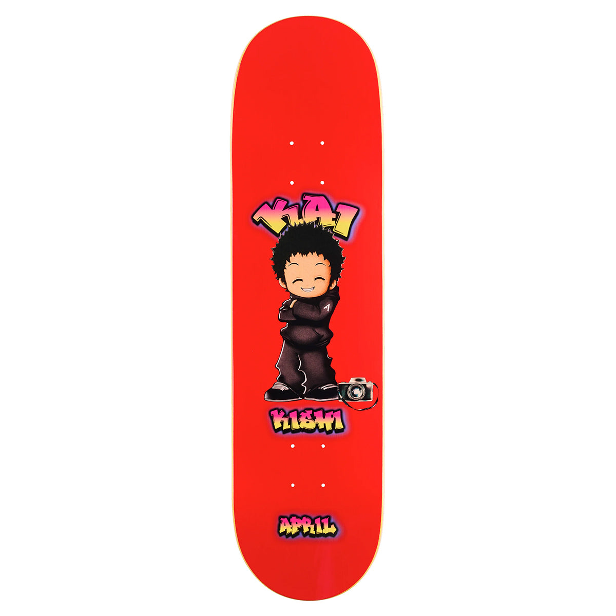 APRIL KAI KISHI CHIBI RED DECK – Aprilskateboardsuk