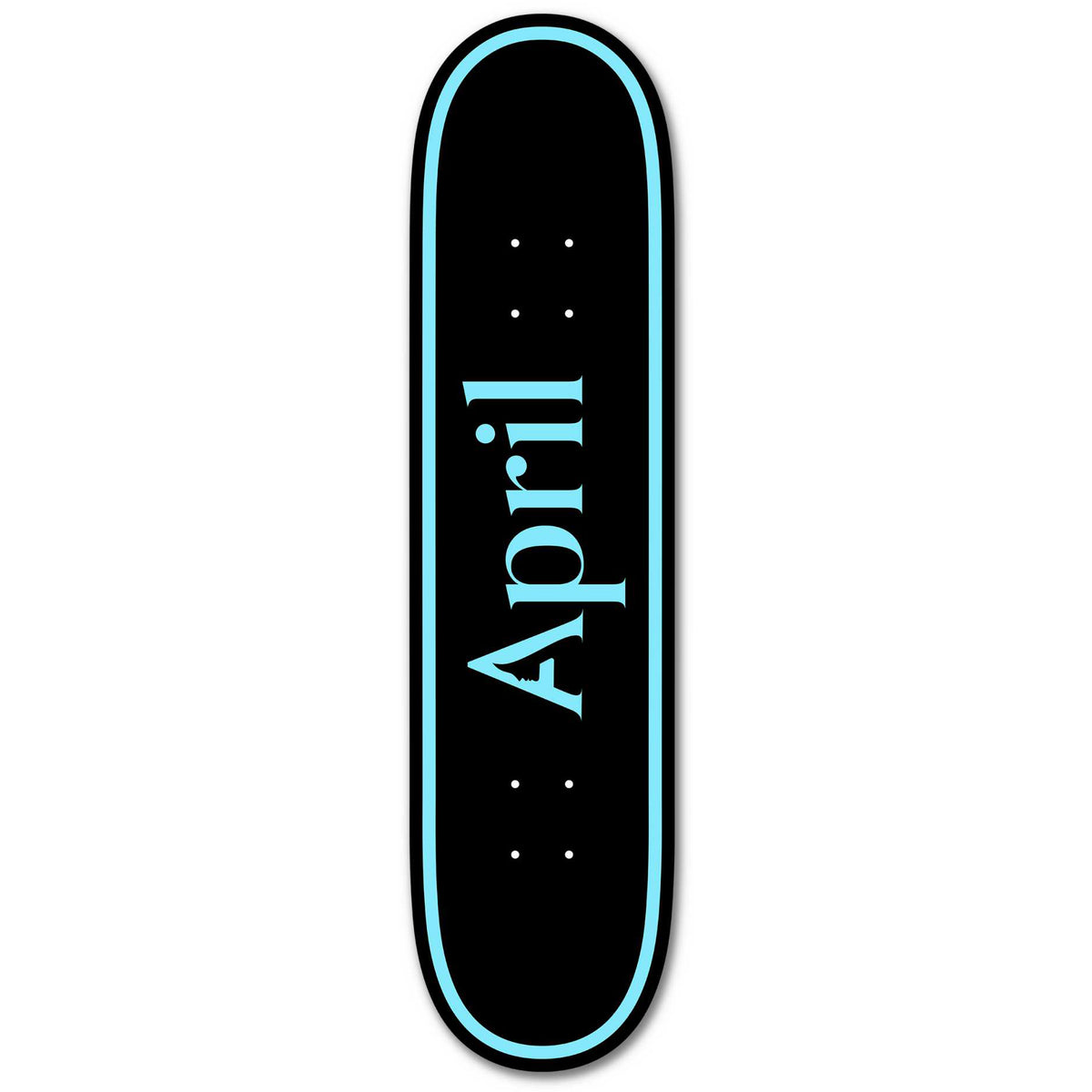 APRIL OG LOGO BLUE BLACK DECK – Aprilskateboardsuk