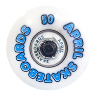 APRIL OG LOGO COMPLETE BLUE 7.25" | 8"