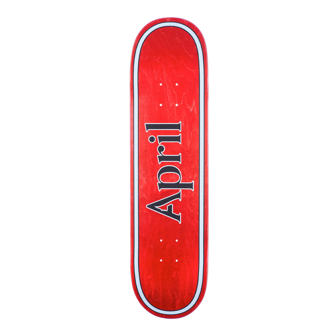 APRIL RED OG LOGO DECK