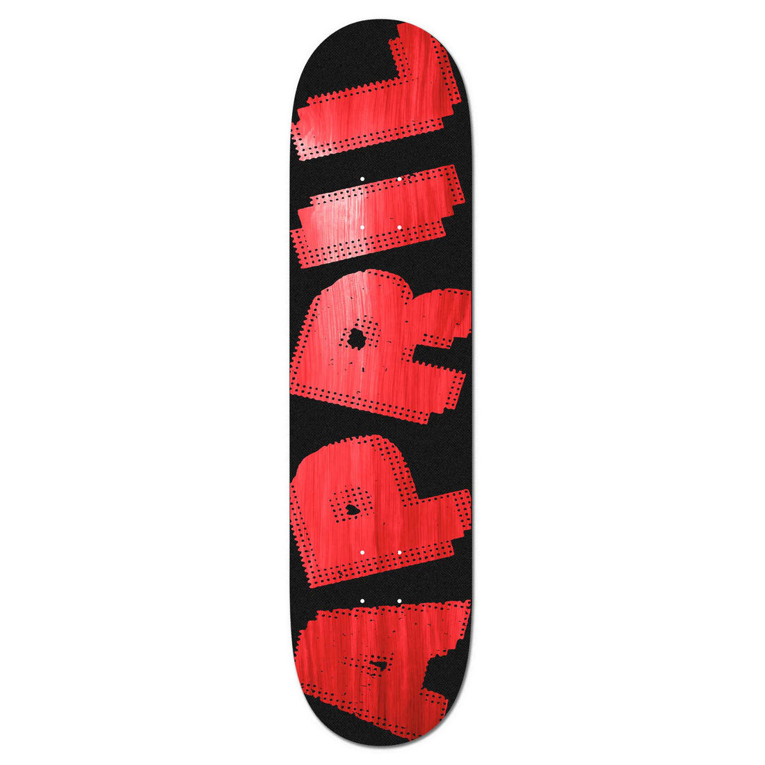 APRIL HALFTONE RED/BLACK DECK