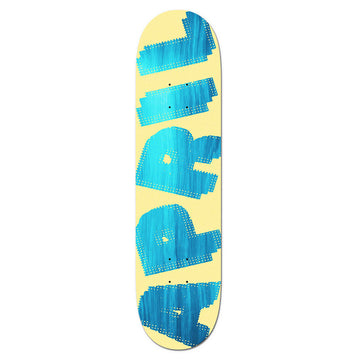 APRIL HALFTONE BLUE/YELLOW DECK