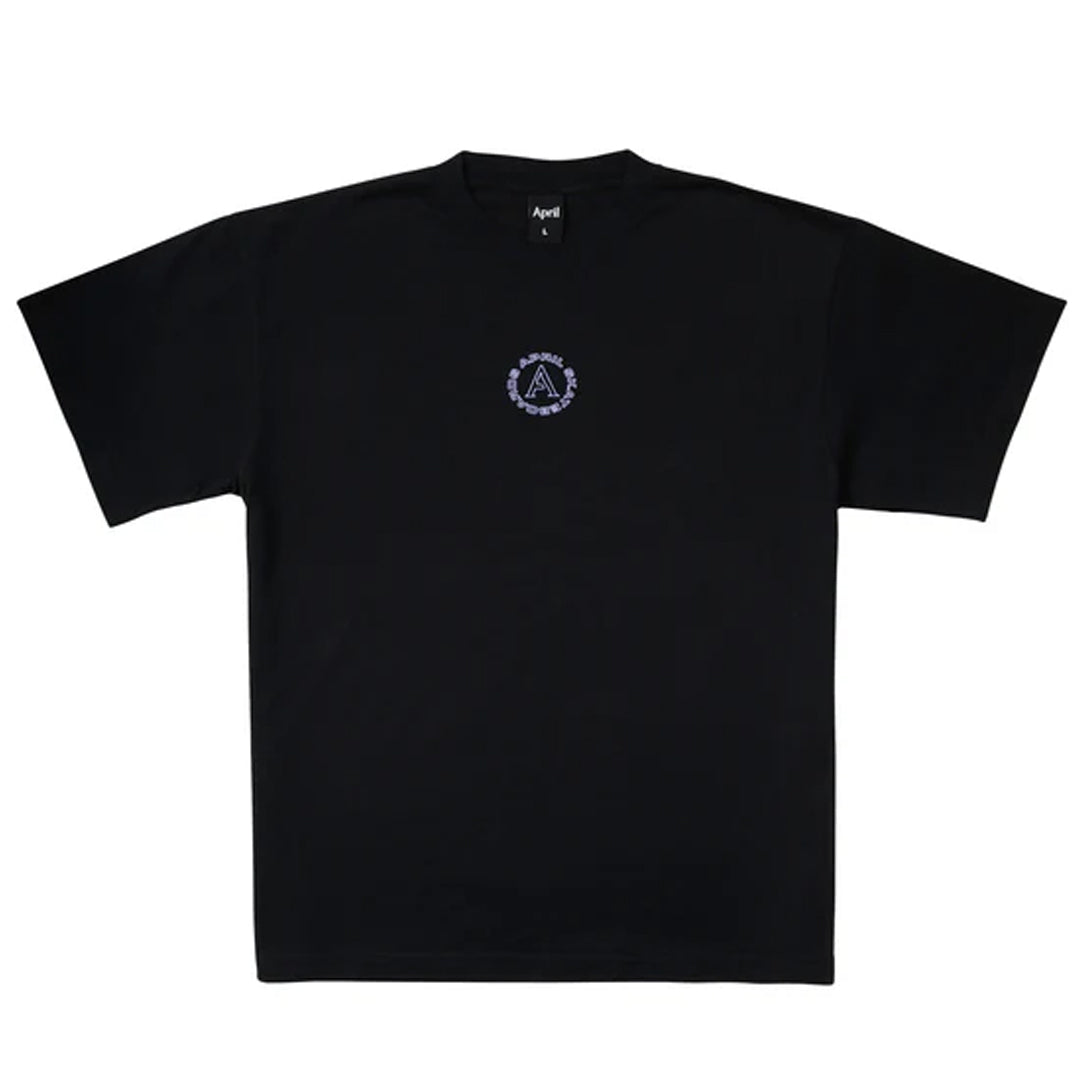 APRIL FULL CIRCLE TEE BLACK