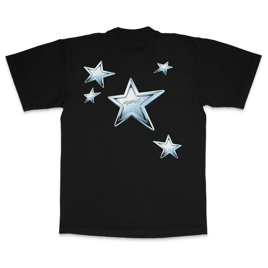 APRIL STARS TEE BLACK