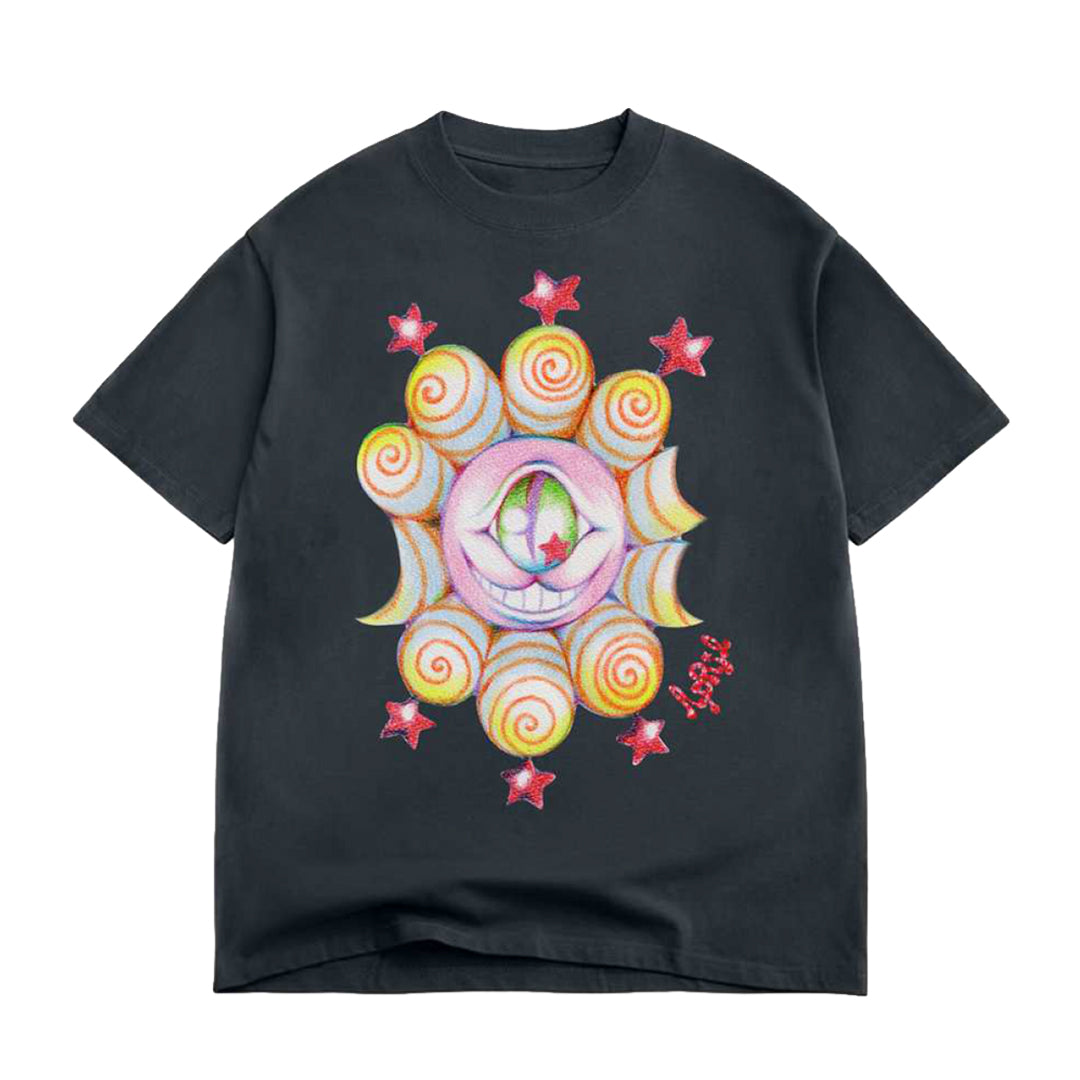 APRIL EYE BY EYE BY EMA GASPAR TEE BLACK