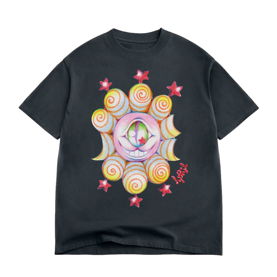 APRIL EYE BY EYE BY EMA GASPAR TEE BLACK