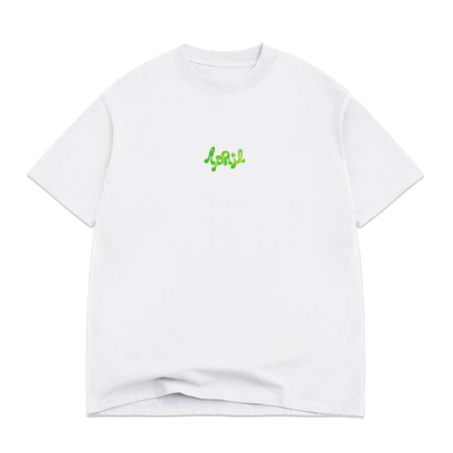 APRIL MUSHROOM BY EMA GASPAR TEE WHITE