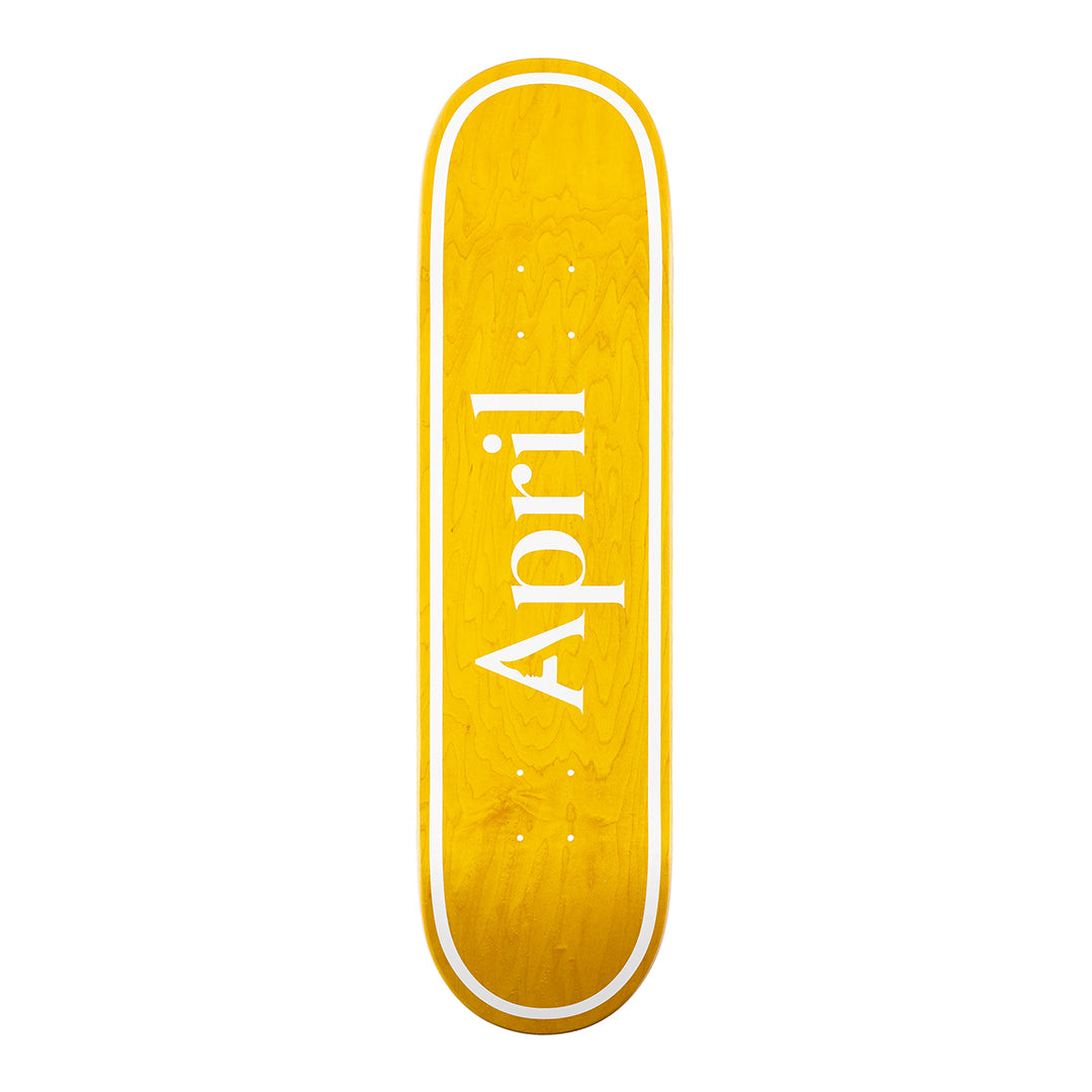 APRIL OG LOGO YELLOW DECK