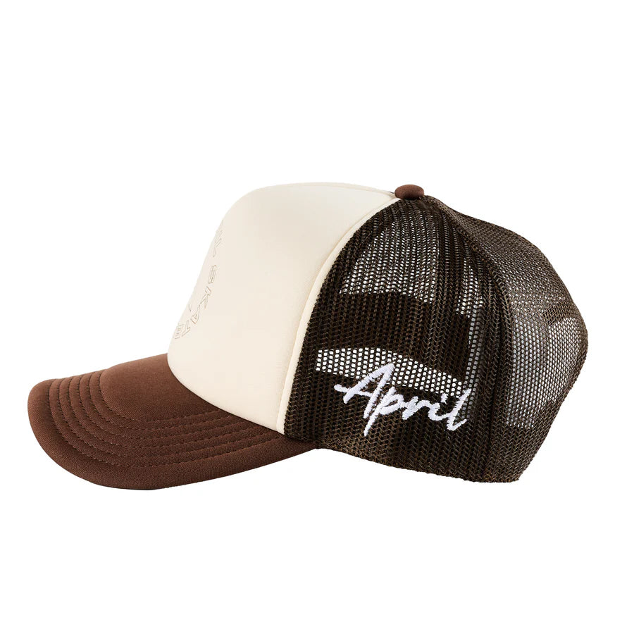 APRIL FULL CIRCLE TRUCKER BROWN