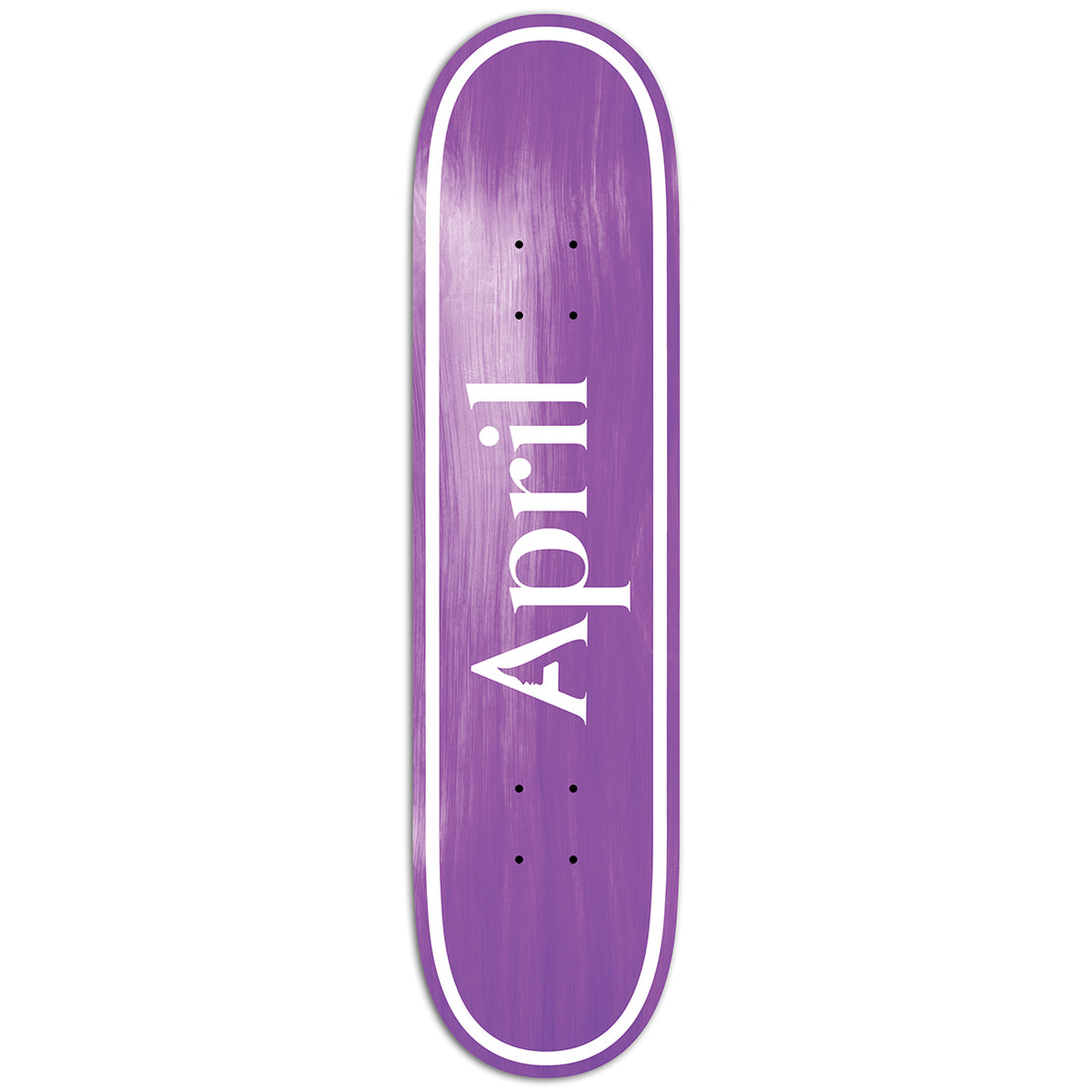 APRIL OG LOGO PURPLE DECK
