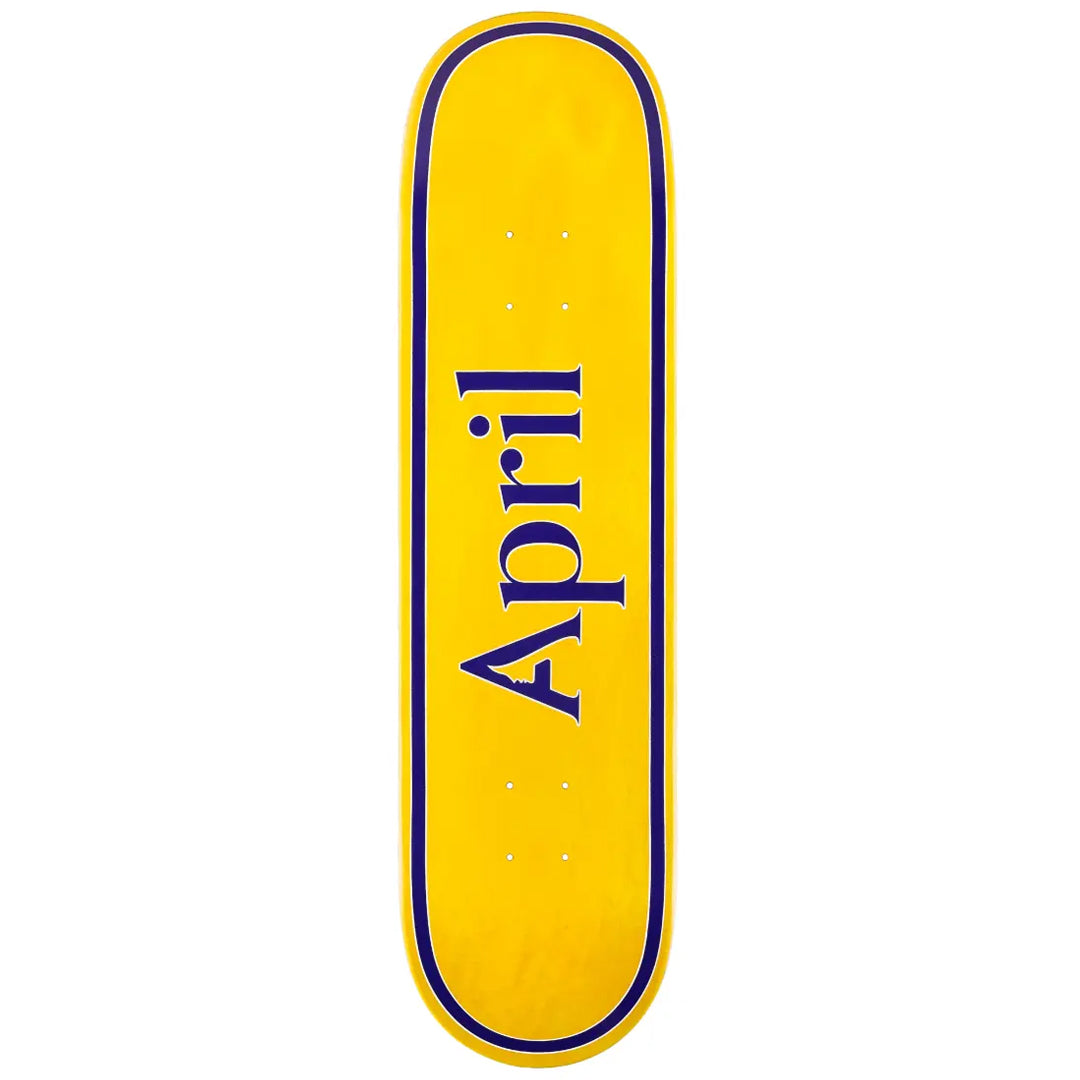 APRIL OG LOGO YELLOW/PURPLE DECK