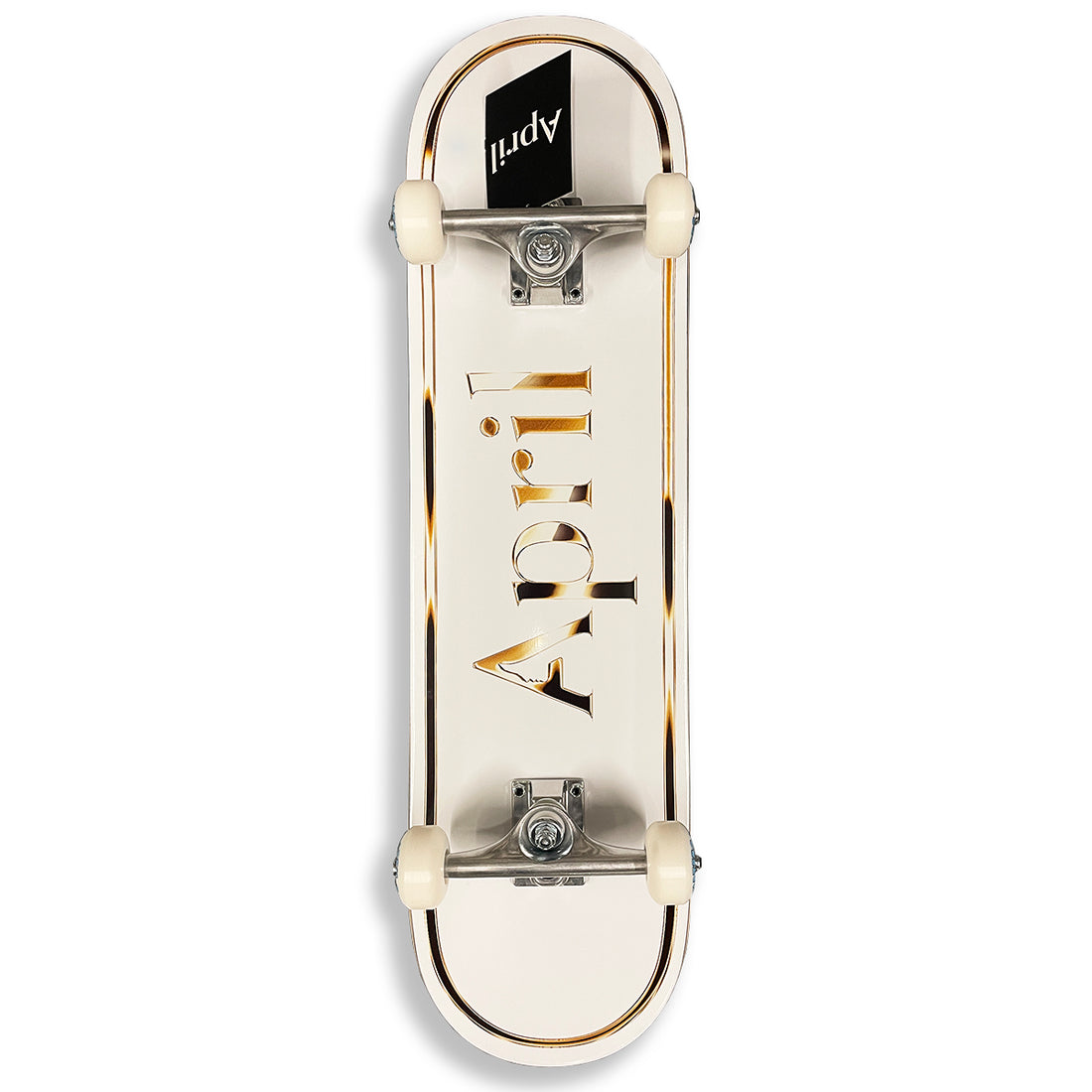 APRIL OG LOGO COMPLETE GOLD/WHITE 8" | 8.25"