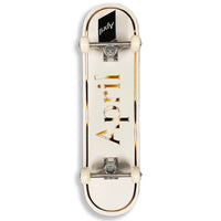 APRIL OG LOGO COMPLETE GOLD/WHITE 8" | 8.25"
