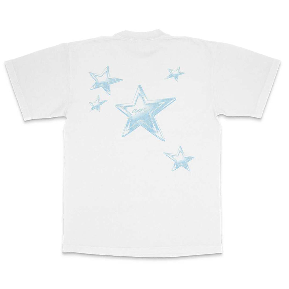 APRIL STARS TEE WHITE