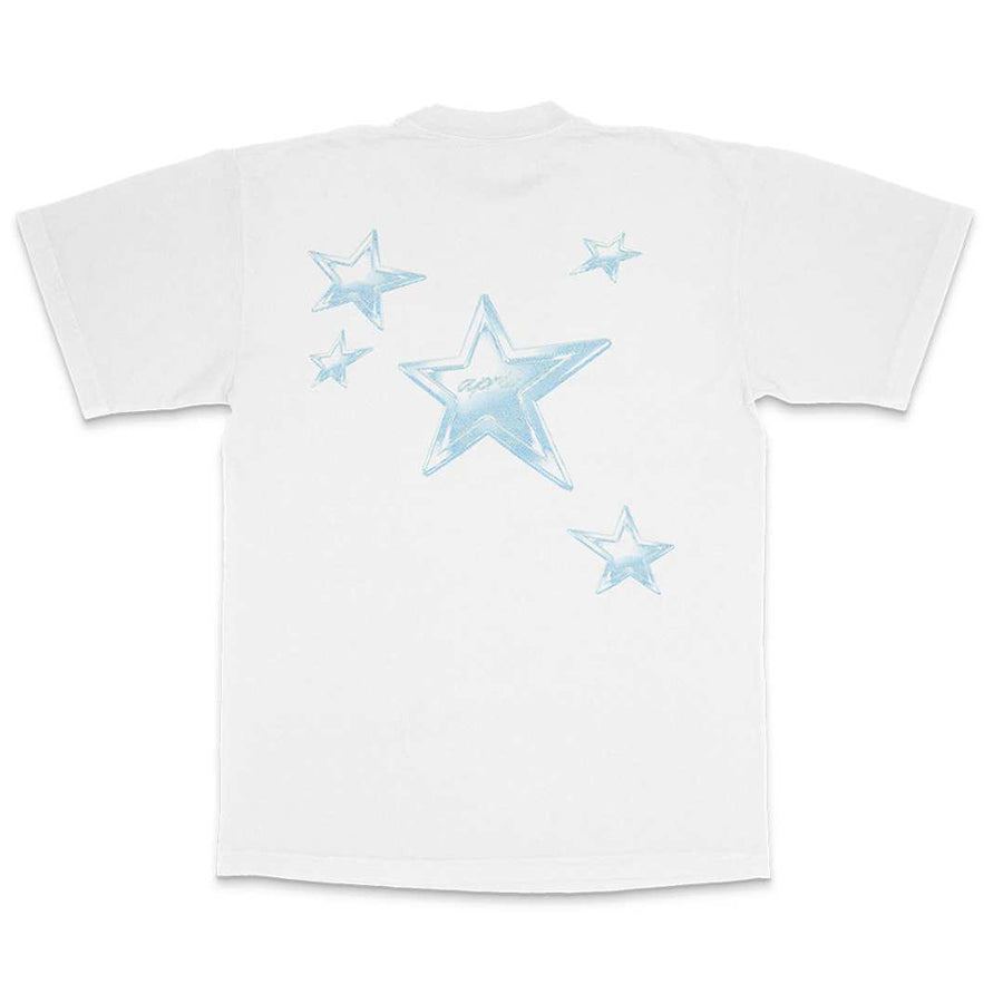 APRIL STARS TEE WHITE